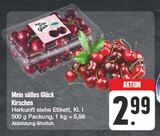 Kirschen im EDEKA Prospekt Kirschen von Mein süßes Glück im aktuellen EDEKA Prospekt für 2,99 €