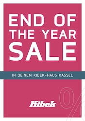 Aktueller Kibek Möbel & Einrichtung Prospekt in Körle und Umgebung, "END OF THE YEAR SALE" mit 12 Seiten, 26.12.2025 - 31.12.2025