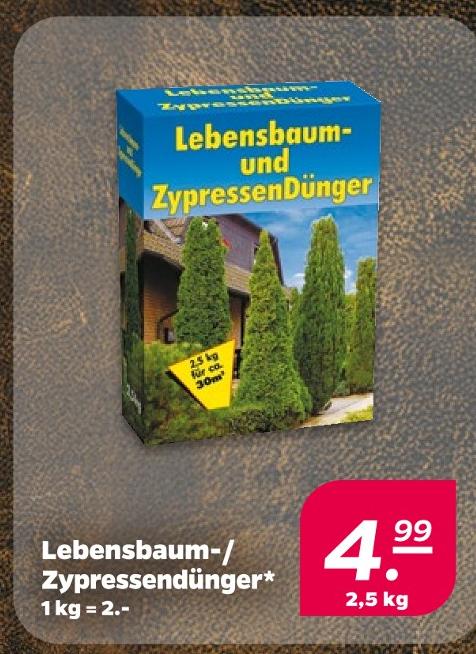 Lebensbaum-/ Zypressendünger