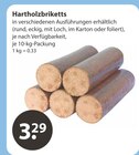 Hartholzbriketts von  im aktuellen V-Markt Prospekt für 3,29 €