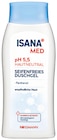 Seifenfreies Duschgel pH 5,5 im Rossmann Prospekt Seifenfreies Duschgel pH 5,5 von Isana Med im aktuellen Rossmann Prospekt für 0,89 €