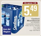 Mineralwasser bei WEZ im Hille Prospekt für 5,49 €