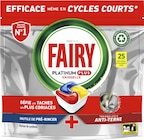 (1)Capsules lave-vaisselle platinum plus citron - FAIRY en promo chez Carrefour La Courneuve à 13,32 €