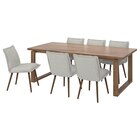 Aktuelles Tisch und 6 Stühle Eichenfurnier braun las./Kilanda hellbeige Angebot bei IKEA in Duisburg ab 1.178,94 €