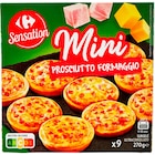 Mini pizzas surgelées - CARREFOUR SENSATION en promo chez Carrefour Mini pizzas surgelées - CARREFOUR SENSATION dans le catalogue Carrefour