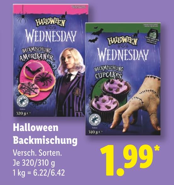 Halloween Backmischung Cupcakes