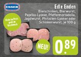 Edle Enden Bierschinken Angebote von Esser bei EDEKA Erkelenz für 0,89 €