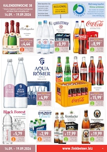 Coca Cola im Finkbeiner Prospekt "DIE DURSTSTRECKE ENDET HIER" mit 12 Seiten (Konstanz)