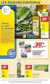 Promotion Produits Bio dans le prospectus Carrefour Market, valable du 13/10/2026 au 25/10/2026 Promo Produits Bio dans le catalogue Carrefour Market du moment à la page 4