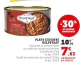 Plats cuisines - Delpeyrat en promo chez Super U Plats cuisines - Delpeyrat dans le catalogue Super U