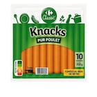Knacks pur poulet - CARREFOUR CLASSIC' - Carrefour Knacks pur poulet - CARREFOUR CLASSIC' à 1,45 € dans le catalogue Carrefour