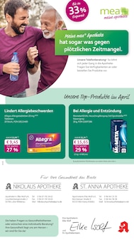 Aktueller mea - meine apotheke Prospekt "Unsere April-Angebote" Aktueller mea - meine apotheke Prospekt