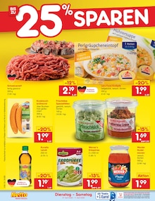 Fleisch im Netto Marken-Discount Prospekt "Aktuelle Angebote" mit 63 Seiten (Jena)