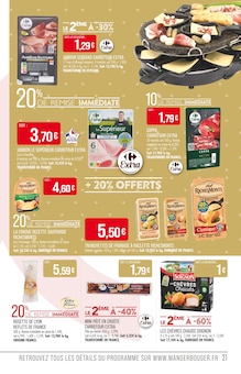 Promotion Fondue Savoyarde dans le prospectus Supermarchés Match, valable du 27/12/2025 au 04/01/2026 Promo Fondue Savoyarde dans le catalogue Supermarchés Match du moment à la page 21