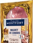 Magret de canard cru - Maison Montfort - Supermarchés Match à Schiltigheim Magret de canard cru - Maison Montfort en promo chez Supermarchés Match Schiltigheim à 18,99 €