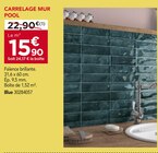 Gedimat Saint-Quentin - Promo Carrelage mur pool Promo Carrelage mur pool à 15,90 € dans le catalogue Gedimat à Saint-Quentin