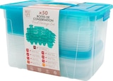SET DE 50 BOÎTES HERMÉTIQUES AVEC COUVERCLES à Netto dans Doazit SET DE 50 BOÎTES HERMÉTIQUES AVEC COUVERCLES à Netto dans Doazit