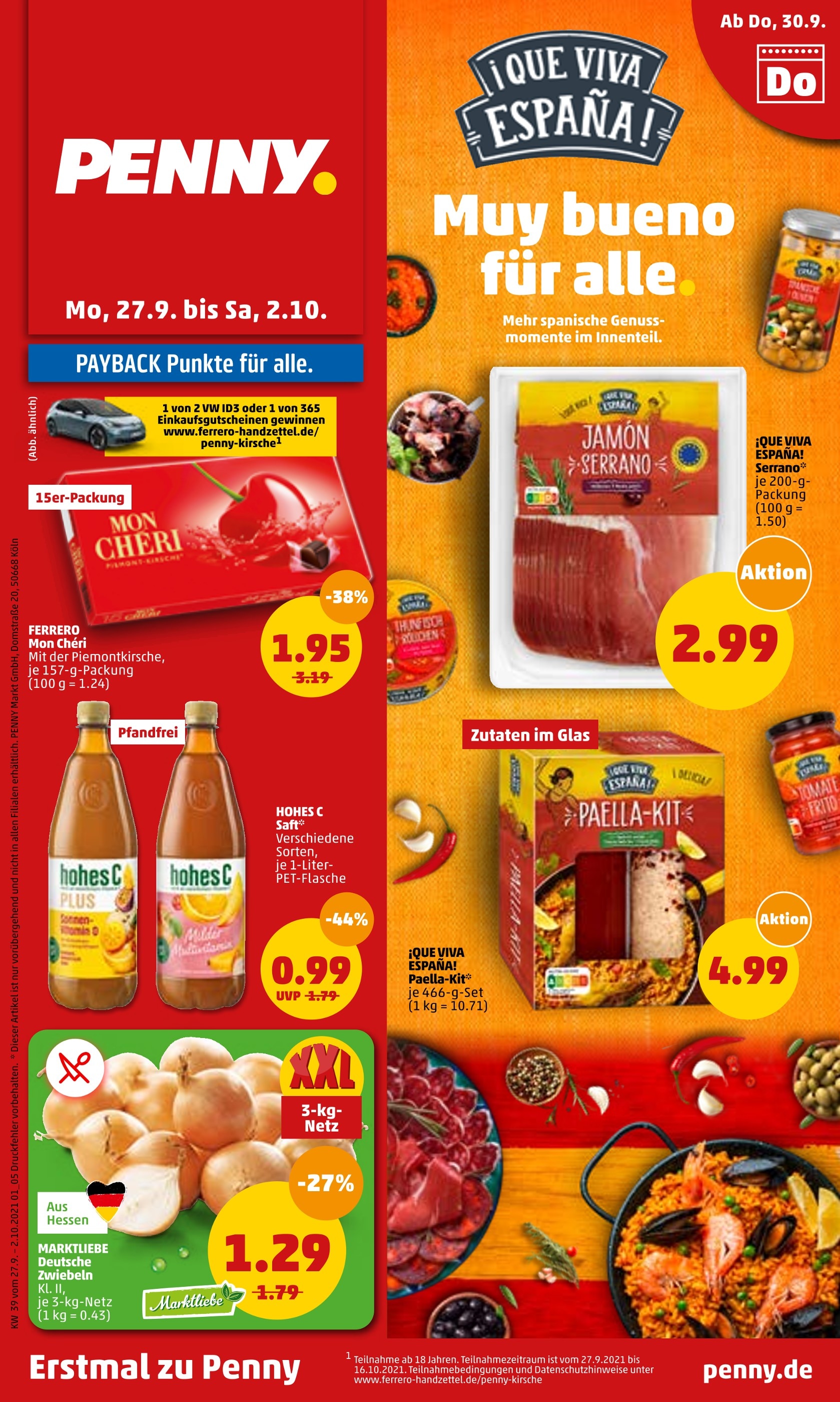 Penny-Markt Prospekt für Neu-Isenburg mit 42 Seiten Penny-Markt Prospekt für Neu-Isenburg: "Erstmal zu Penny", 42 Seiten, 27.09.2021 - 02.10.2021