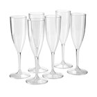 Lot de 6 flûtes 15 cl - CARREFOUR HOME en promo chez Carrefour Bobigny à 6,99 €