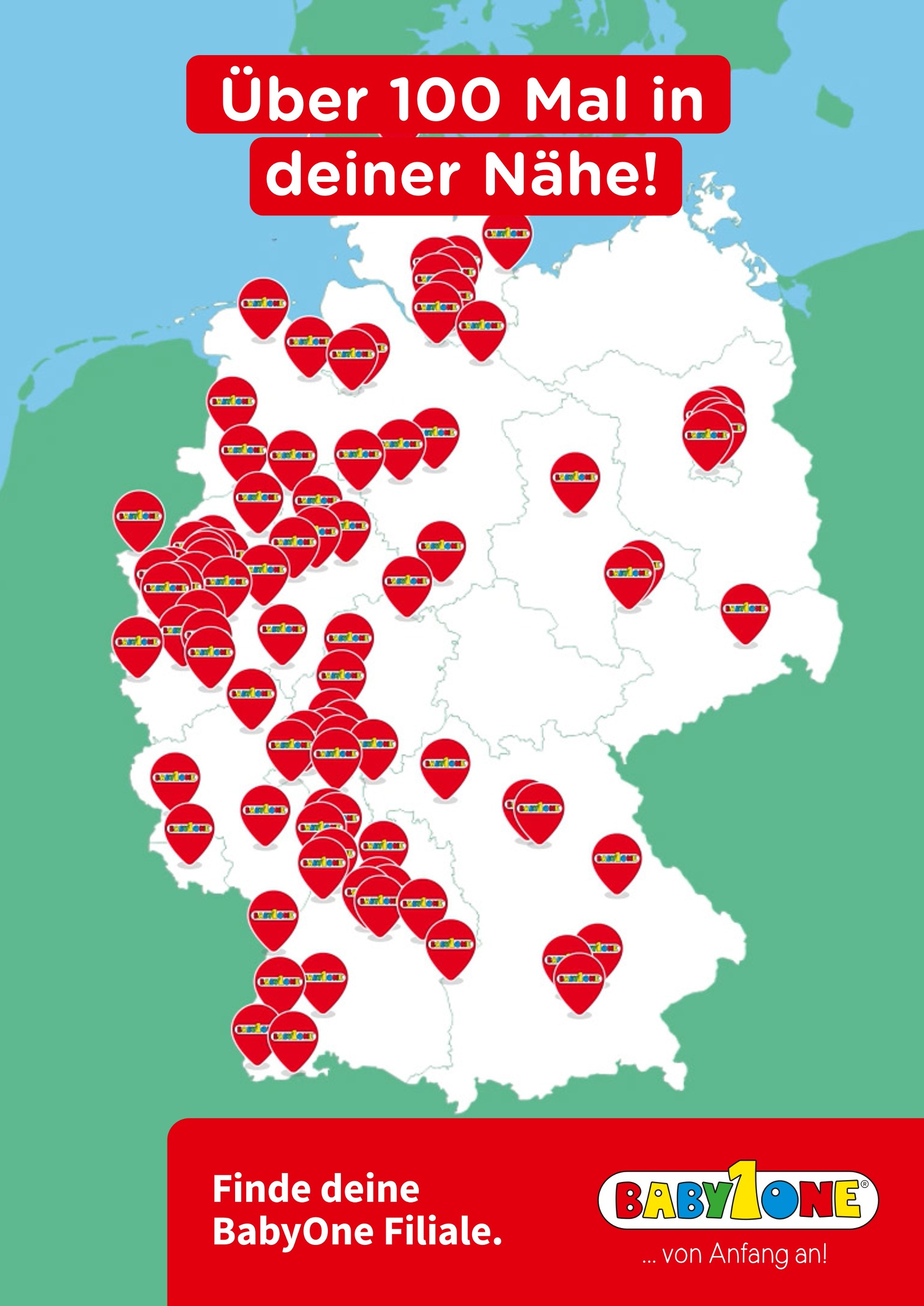 BabyOne Prospekt für Duisburg mit 1 Seite BabyOne Prospekt für Duisburg: "Über 100 Mal in deiner Nähe!", 1 Seite, 10.09.2021 - 19.09.2021