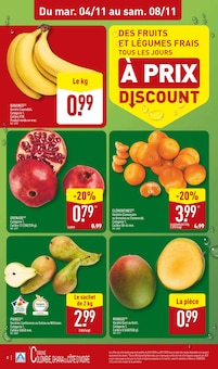 Catalogue Aldi de la semaine 45, "XXL DÉCOUVREZ NOS MÉGA FORMATS À PRIX DISCOUNT.", page 2, 04/11/2025 - 10/11/2025 Prospectus Aldi en cours, "XXL DÉCOUVREZ NOS MÉGA FORMATS À PRIX DISCOUNT.", page 2 sur 36