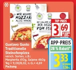 Traditionelle Steinofenpizza Margherita von Gustavo Gusto im aktuellen EDEKA Prospekt