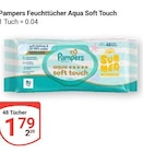 Feuchttücher Aqua Soft Touch Angebote von Pampers bei GLOBUS Zwickau für 1,79 €