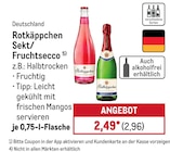 Aktuelles Sekt  Fruchtsecco Angebot bei METRO in Wuppertal ab 2,96 €