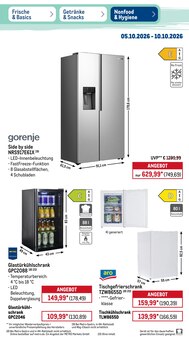 Kühlschrank im aktuellen METRO Prospekt (Neuwied) Kühlschrank im METRO Prospekt "Wochenangebote" mit 47 Seiten (Neuwied)