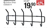 Hakenleiste im Angebot bei Opti-Wohnwelt in Gifhorn Hakenleiste Angebote bei Opti-Wohnwelt Gifhorn für 19,90 €