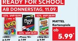 UNO Angebote von Mattel bei Kaufland Augsburg für 5,99 €