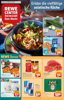 REWE Prospekt mit 38 Seiten (Darmstadt)