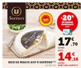 Brie de Meaux AOP - U Saveurs dans le catalogue Super U