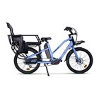 Vélo longtail électrique Portofino CargoPro Bleu - Sans Marque en promo chez Feu Vert Suresnes à 1 699,00 €