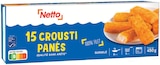 Bâtonnets de poisson crousti panés surgelés MSC x15 - NETTO dans le catalogue Netto