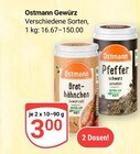 Gewürz im Angebot bei GLOBUS in Bad Kreuznach Gewürz Angebote von Ostmann bei GLOBUS Bad Kreuznach für 3,00 €