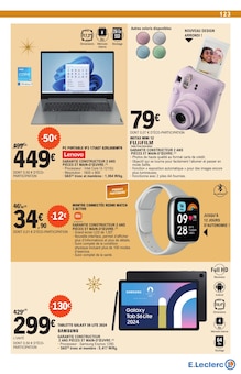 Promo Lenovo dans le catalogue E.Leclerc du moment à la page 123