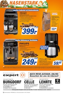 Kaffee im expert Prospekt "Top Angebote" mit 12 Seiten (Celle)