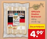 Offizielle Stadion Bratwurst Angebote bei Netto Marken-Discount Willich für 4,99 €