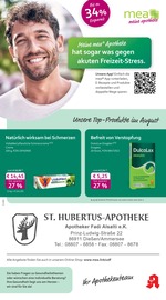 mea - meine apotheke Apotheken Prospekt der aktuellen Woche mit 4 Seiten, gültig von 01.08.2026 bis 31.08.2026, in Dießen und Umgebung Aktueller mea - meine apotheke Apotheken Prospekt in Dießen und Umgebung, "Unsere August-Angebote" mit 4 Seiten, 01.08.2026 - 31.08.2026