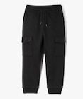 Pantalon de jogging molletonné avec poches à rabat garçon - GEMO - GEMO à 7,00 € dans le catalogue Gémo