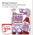 Fassbrause Johannisbeere Angebote von Bitburger bei GLOBUS Trier für 3,99 €