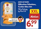 Hähnchen-Schnitten, Cordon-bleu-Art von MEINE METZGEREI für 6,99 € bei ALDI SÜD im Angebot Hähnchen-Schnitten, Cordon-bleu-Art von MEINE METZGEREI im aktuellen ALDI SÜD Prospekt