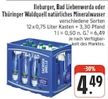 Aktuelles Ileburger, Bad Liebenwerda oder Thüringer Waldquell natürliches Mineralwasser Angebot bei EDEKA in Dresden ab 4,49 €