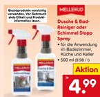 Dusche & Bad-Reiniger oder Schimmel Stopp Spray von Mellerud im aktuellen Netto Marken-Discount Prospekt für 4,99 €