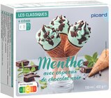 6 cônes menthe - Picard - Picard à Neuilly-sur-Seine 6 cônes menthe - Picard en promo chez Picard Neuilly-sur-Seine à 3,75 €