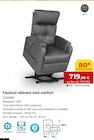 Fauteuil releveur tout confort Louise à 719,90 € dans le catalogue Technicien de Santé