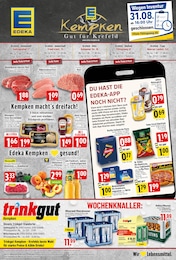 EDEKA Prospekt für Krefeld mit 8 Seiten EDEKA Prospekt für Krefeld: "Aktuelle Angebote", 8 Seiten, 24.08.2026 - 29.08.2026