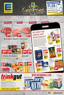 Aktueller EDEKA Prospekt (Krefeld, 8 Seiten zum blättern EDEKA Prospekt Aktuelle Angebote mit 8 Seiten