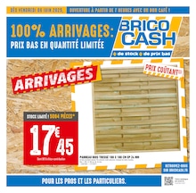 Prospectus Brico Cash à Pontivy, "100% ARRIVAGES : PRIX BAS EN QUANTITÉ LIMITÉE", 8 pages, 06/06/2025 - 19/06/2025